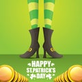 Vector saint patrick day background Royalty Free Stock Photo