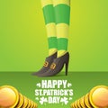 Vector saint patrick day background Royalty Free Stock Photo