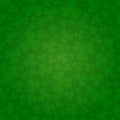 Vector Saint Patrick`s day seamless shamrock background