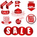 Vector Sale Tags ,Labels. Royalty Free Stock Photo