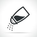 Vector salt bottle symbol icon