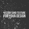 Vector Sand Texture for Your Design