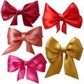 Vector Satin Silk Bows