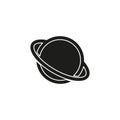 vector saturn planet icon