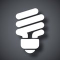 Vector saving light bulb icon