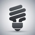 Vector saving light bulb icon