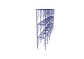 Vector of Scaffolding frame Japanese standard