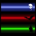 Vector Scary Banners