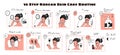 10 Steps of a Facial Korean Skin Care