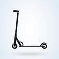 Vector scooter icon design on white background