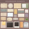 Vector Scrapbooking Elements Royalty Free Stock Photo