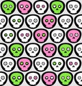 Vector scull pattern design Royalty Free Stock Photo