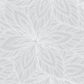 Vector seamless abstract floral monochrome pattern.