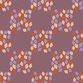 Vector seamless abstract geometric pattern with rhombuses.