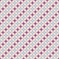Vector, Seamless, Abstract Image in The Form of Red and Blue Stylized Rhombuses Arranged in A Diagonal Pattern