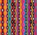 Vector seamless abstract multicolor pattern Royalty Free Stock Photo