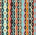 Vector seamless abstract multicolor pattern Royalty Free Stock Photo