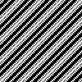 Vector seamless abstract diagonal pattern black and white. abstract background wallpaper. vector illustration. Royalty Free Stock Photo