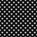 Vector seamless abstract hart pattern black and white. diagonal abstract background wallpaper. vector illustration. Royalty Free Stock Photo