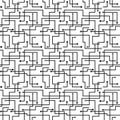 Vector seamless abstract pattern - circuit board s Royalty Free Stock Photo