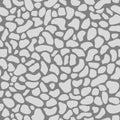 Vector seamless abstract pattern looking like natural stone pavers or leather. Light gray on gray Royalty Free Stock Photo