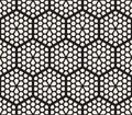Vector seamless abstract pattern. Modern stylish striped lattice texture. Repeating geometric tiles with hexagonal Royalty Free Stock Photo