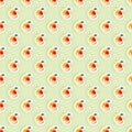 Vector Seamless Background with Apricot