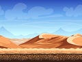 Vector seamless background desert