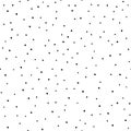 Vector Seamless Background with Speckle Dots. Polka Dot Pattern. Grit Granules Texture. Random Doodle Hand Drawn