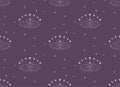 Vector Seamless Backround and Pattern with moths