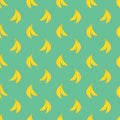 Vector seamless banana pattern.