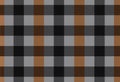 Vector seamless black and brown tartan ,tartan pattern
