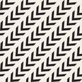 Vector Seamless Black And White Arrow Diagonal Lines Geometric Pattern