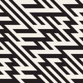 Vector Seamless Black And White Diagonal Lines Pattern Royalty Free Stock Photo