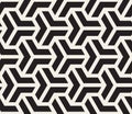 Vector Seamless Black And White Geometric Grid Pattern Royalty Free Stock Photo