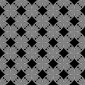 Vector Seamless Black and White Geometric pattern