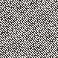 Vector Seamless Black And White Hand Drawn Daigonal Jumble Strokes Pattern Royalty Free Stock Photo
