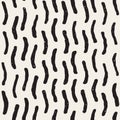 Vector Seamless Black And White Hand Drawn Vertical Lines Pattern