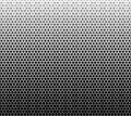 Vector Seamless Black and White Hexagon Triangle Split Lines Halftone Gradient Pattern Royalty Free Stock Photo