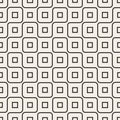 Vector Seamless Black And White Irregular Wavy Lines Geometric Pattern Royalty Free Stock Photo
