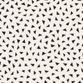 Vector Seamless Black And White Jumble Triangle Pattern