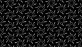 Vector Seamless Black and White magnifying glass Pattern Background