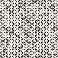 Vector Seamless Black and White Random Size Triangles Grid Pattern