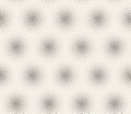 Vector Seamless Black And White Subtle Stippling Halftone Circles Dotwork Pattern