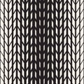 Vector Seamless Black And White Tire Halftone Lines Geometric Pattern