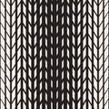 Vector Seamless Black And White Tire Halftone Lines Geometric Pattern Royalty Free Stock Photo