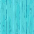 Vector seamless blue fence. Texture of the boards. Wooden hand-drawn background.