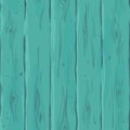 Vector seamless blue fence. Texture of the boards. Wooden hand-drawn background.