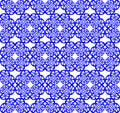 Vector seamless blue pattern