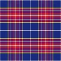 Vector seamless blue and red Scottish tartan Royalty Free Stock Photo